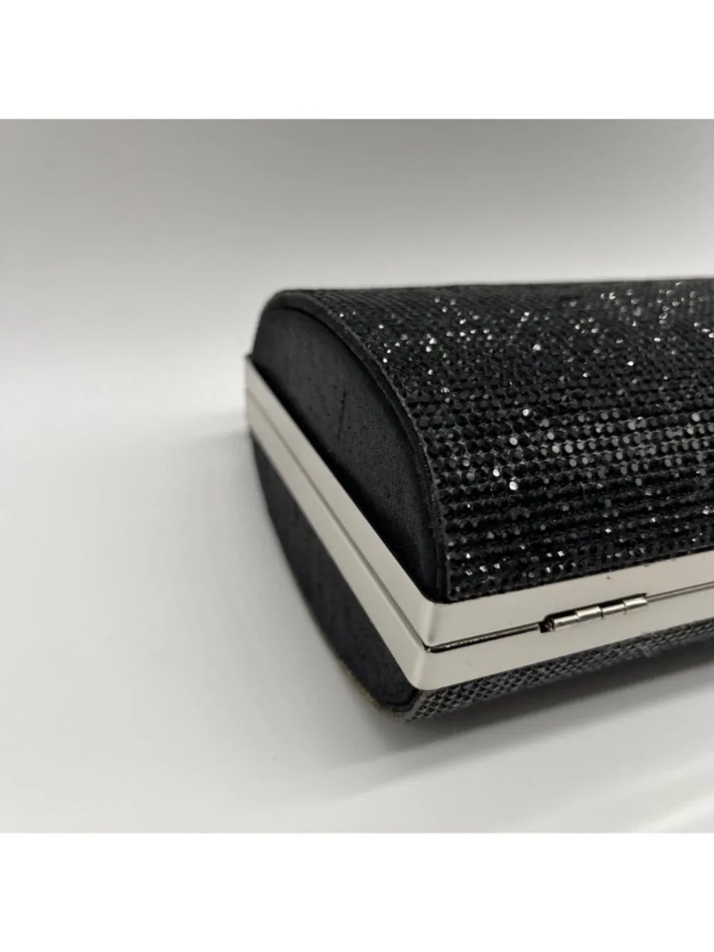 I.N.C. International Concepts Black Ranndi Microstone Mini Clutch Crossbody